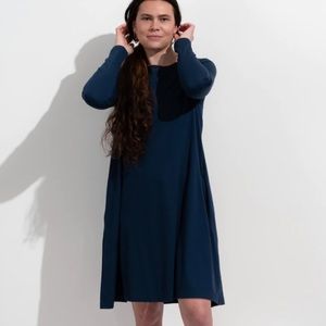 Wool& Rowena XL LONG Marine Blue